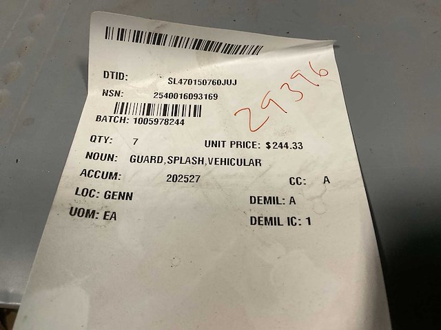 Miller industries century splash guard set - afbeelding 4 van  4