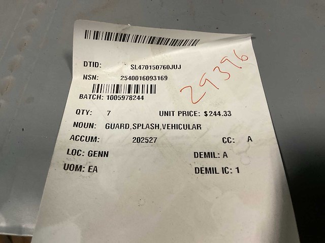 Miller industries century splash guard set - afbeelding 2 van  4