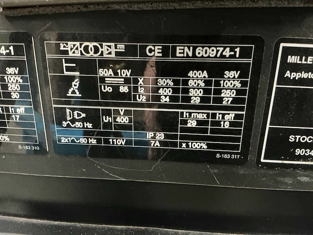 Miller xmt304 mig lasapparaat - afbeelding 8 van  8