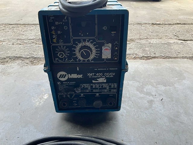 Miller xmtc 400 cc/cv elektrode lasapparaat - afbeelding 4 van  5