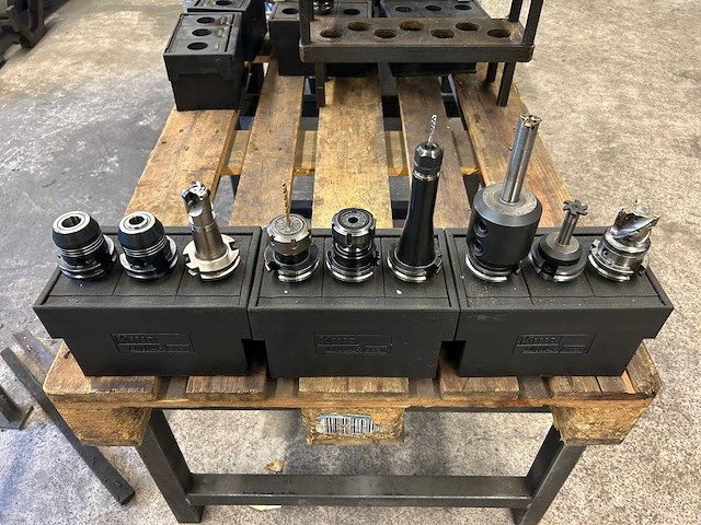 Milling machine tools (9x) - afbeelding 1 van  9