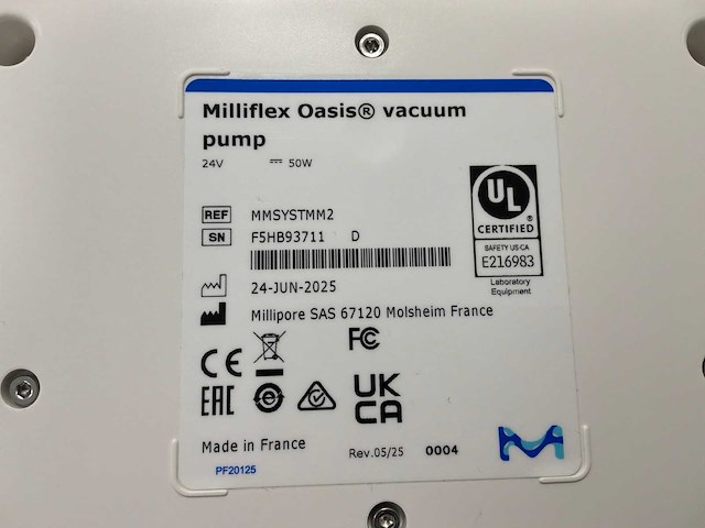 Millipore oasis vacuümpomp - afbeelding 4 van  4