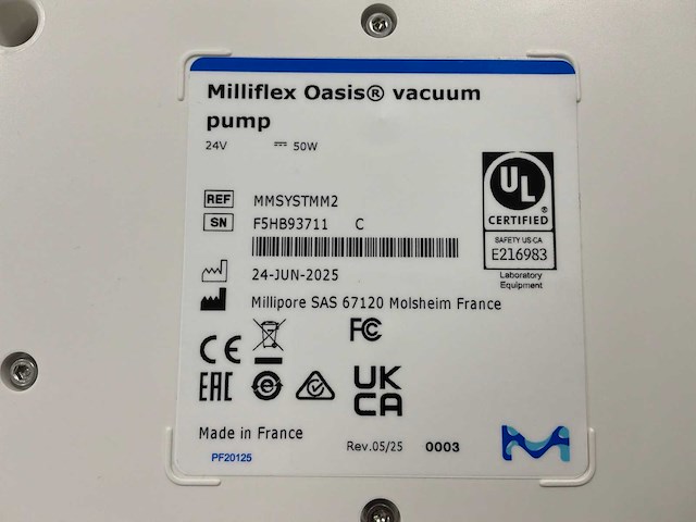 Millipore oasis vacuümpomp - afbeelding 4 van  4