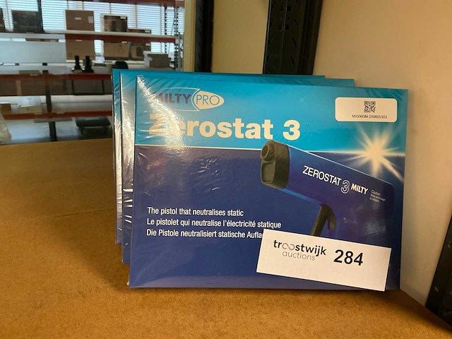 Milty pro zerostat 3 statische elektriciteit neutralisator (3x) - afbeelding 1 van  2