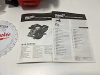 Milwaukee - m18 fcs552-0 - accu cirkelzaagmachine - afbeelding 14 van  15