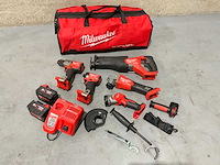 Milwaukee 2025 5 delige accu combiset - afbeelding 1 van  10