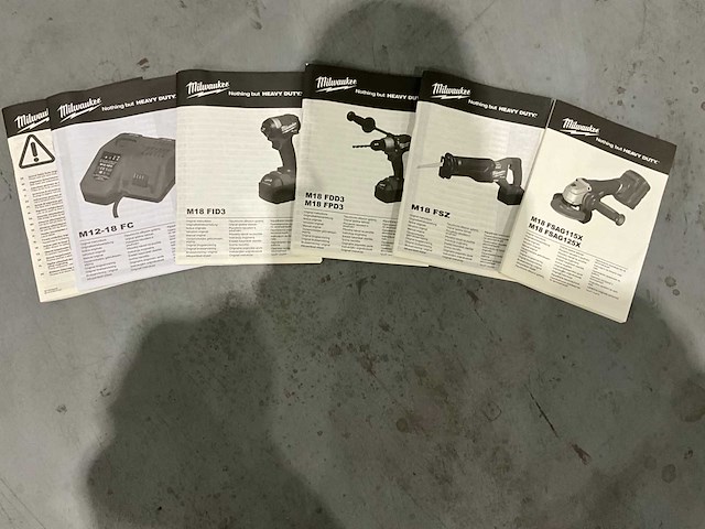 Milwaukee 2026 5 delige accu combiset - afbeelding 2 van  10