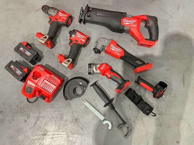 Milwaukee 2026 5 delige accu combiset - afbeelding 3 van  10