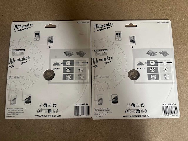Milwaukee 4932498976 cirkelzaagblad (2x) - afbeelding 2 van  3