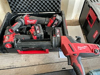 Milwaukee accu gereedschap (3x) - afbeelding 1 van  6