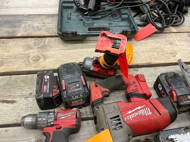 Milwaukee accu gereedschap (4x) - afbeelding 5 van  5