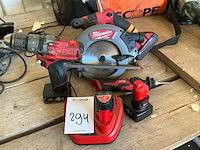 Milwaukee accu gereedschapset - afbeelding 1 van  4