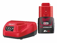 Milwaukee accu + lader