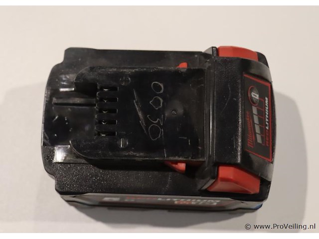 Milwaukee accu li-ion m18b5 - 5.0ah, 18v - afbeelding 2 van  4