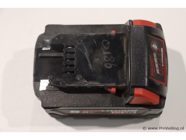 Milwaukee accu li-ion m18b5 - 5.0ah, 18v - afbeelding 2 van  4