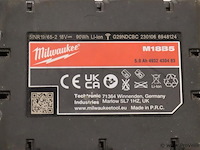 Milwaukee accu li-ion m18b5 - 5.0ah, 18v - afbeelding 4 van  4