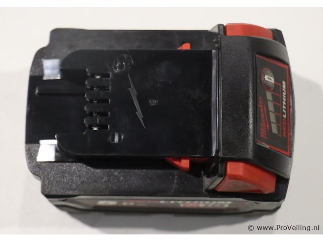 Milwaukee accu li-ion m18b5 - 5.0ah, 18v - afbeelding 2 van  4