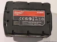 Milwaukee accu li-ion m18b5 - 5.0ah, 18v - afbeelding 4 van  4
