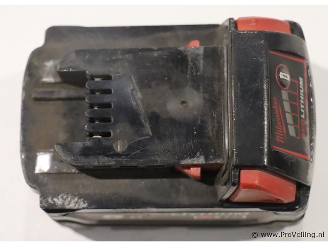 Milwaukee accu li-ion m18b5 - 5.0ah, 18v - afbeelding 2 van  4