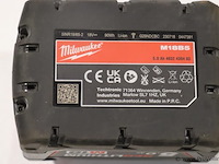 Milwaukee accu li-ion m18b5 - 5.0ah, 18v - afbeelding 4 van  4