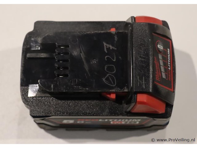 Milwaukee accu li-ion m18b5 - 5.0ah. 18v - afbeelding 2 van  4