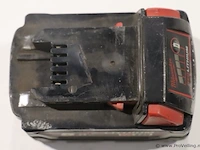Milwaukee accu li-ion m18b5 - 5.0ah, 18v - afbeelding 2 van  4