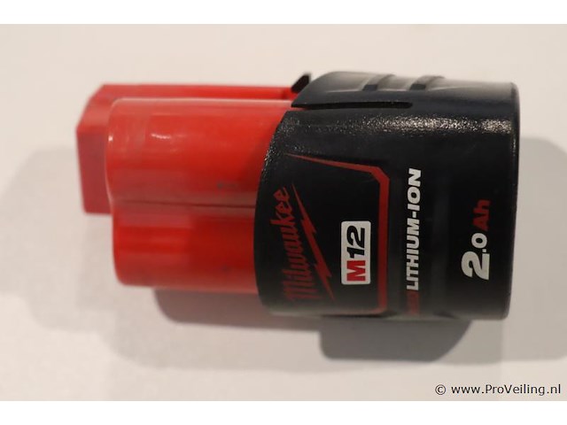 Milwaukee accu m12b2 - 2.0ah - afbeelding 2 van  3