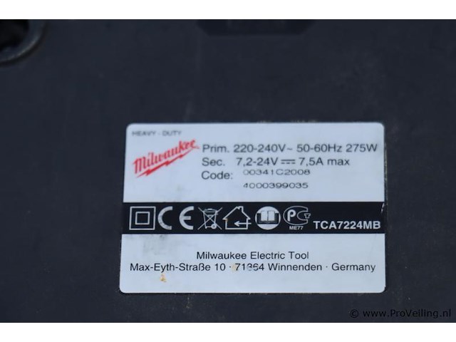 Milwaukee accu omsnoeringsapparaat p325 incl. opbergkoffer & omsnoeringsband (2 rollen) - afbeelding 3 van  12