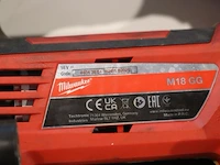 Milwaukee accu vetspuit m18 gg - afbeelding 8 van  8