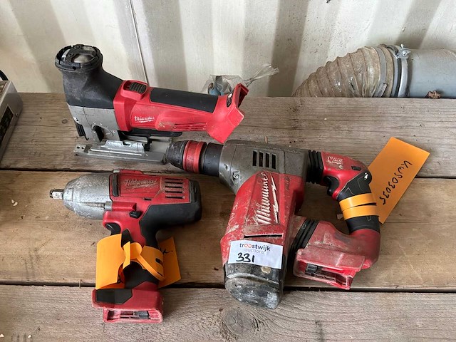 Milwaukee accugereedschap (3x) - afbeelding 1 van  9