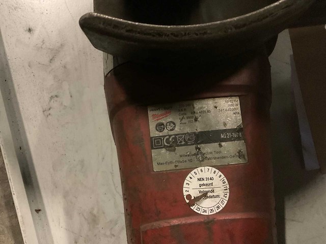 Milwaukee ag21-180e slijpschijf - afbeelding 4 van  5