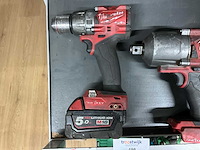 Milwaukee boormachine & slagmoersleutel - afbeelding 2 van  7