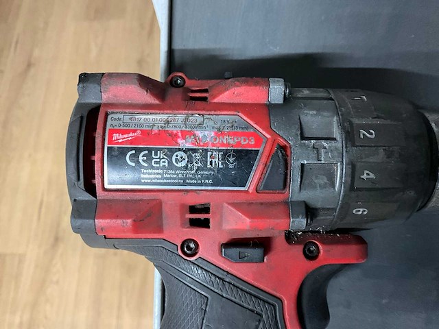 Milwaukee boormachine & slagmoersleutel - afbeelding 4 van  7