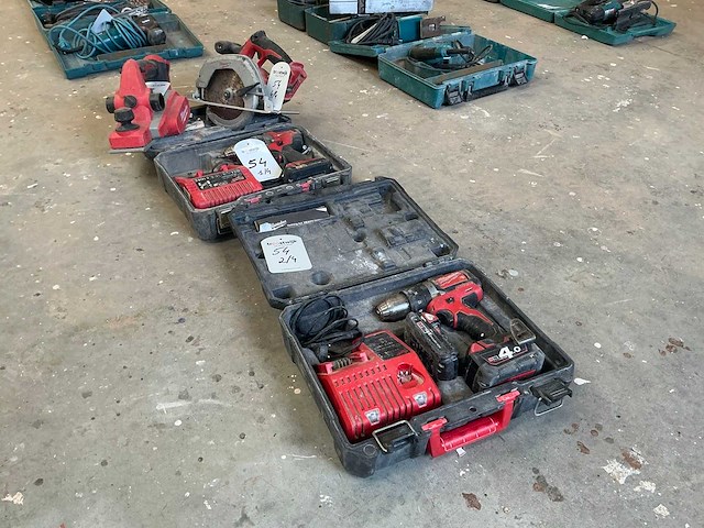 Milwaukee elektrisch gereedschap (4x) - afbeelding 1 van  13