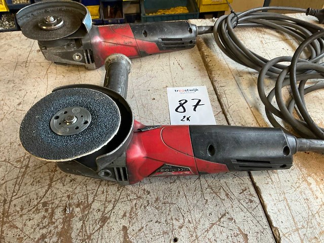 Milwaukee haakse slijpmolen (2x) - afbeelding 7 van  8