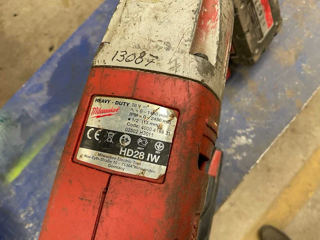 Milwaukee hd28iw slagmoersleutel - afbeelding 3 van  4