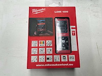 Milwaukee ldm100 bouwlaser afstandsmeter - afbeelding 2 van  2