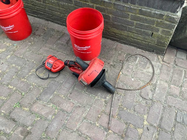Milwaukee m12 bcd8 ontstoppingsmachine - afbeelding 2 van  5