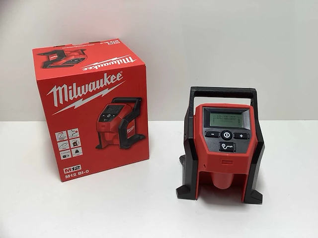 Milwaukee m12 bi-0 accu bandenpomp / inflator - afbeelding 3 van  8