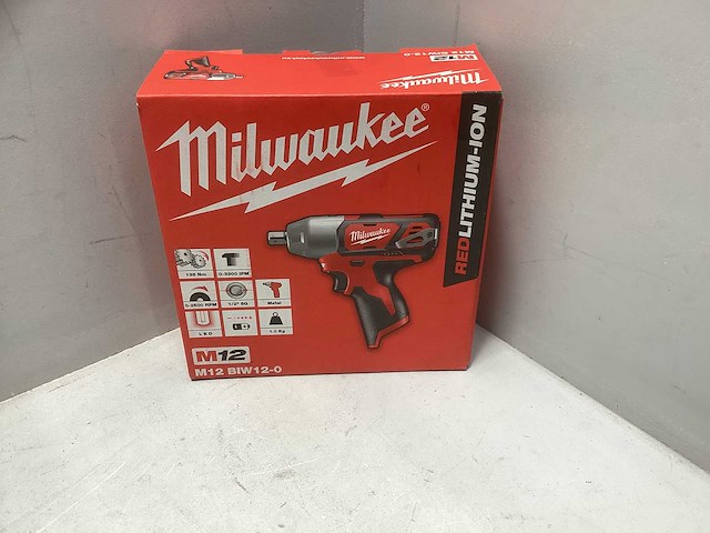 Milwaukee m12 biw12-0 slagmoersleutel ½ - afbeelding 2 van  2