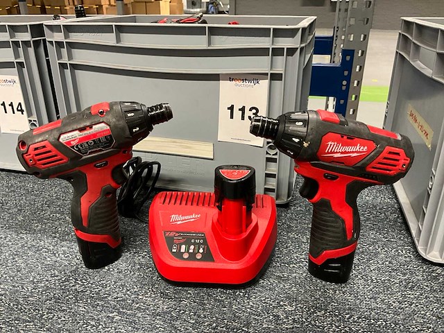 Milwaukee m12 bsd schroefboormachine (10x) - afbeelding 1 van  5