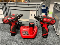 Milwaukee m12 bsd schroefboormachine (10x) - afbeelding 1 van  5