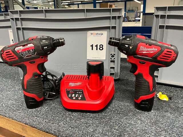Milwaukee m12 bsd schroefboormachine (10x) - afbeelding 1 van  5