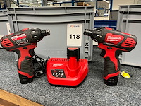 Milwaukee m12 bsd schroefboormachine (10x) - afbeelding 1 van  5