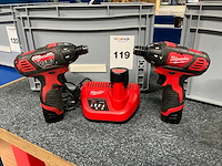 Milwaukee m12 bsd schroefboormachine (10x) - afbeelding 1 van  5