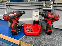Milwaukee m12 bsd schroefboormachine (10x) - afbeelding 1 van  5