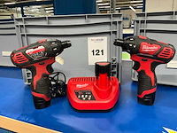 Milwaukee m12 bsd schroefboormachine (10x) - afbeelding 1 van  5
