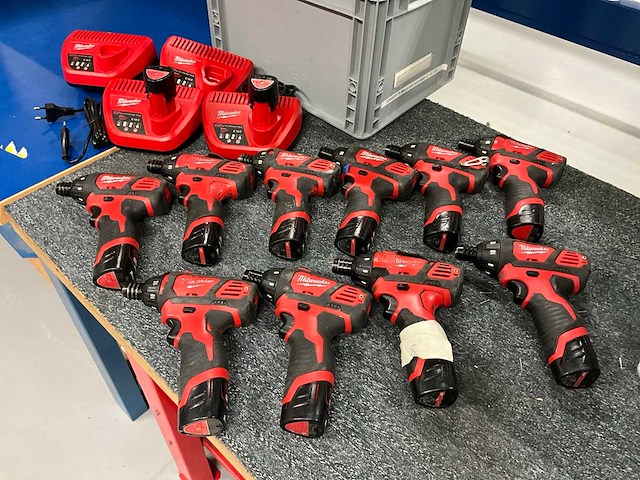Milwaukee m12 bsd schroefboormachine (10x) - afbeelding 2 van  5