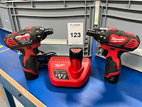Milwaukee m12 bsd schroefboormachine (10x) - afbeelding 1 van  5