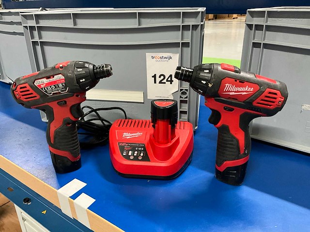 Milwaukee m12 bsd schroefboormachine (10x) - afbeelding 1 van  5